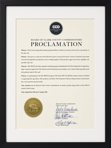 The S&S Bee Company recognized by Clark County Commissioners